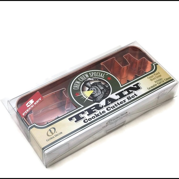 New copper train cookie cutter set - Picture 2 of 3